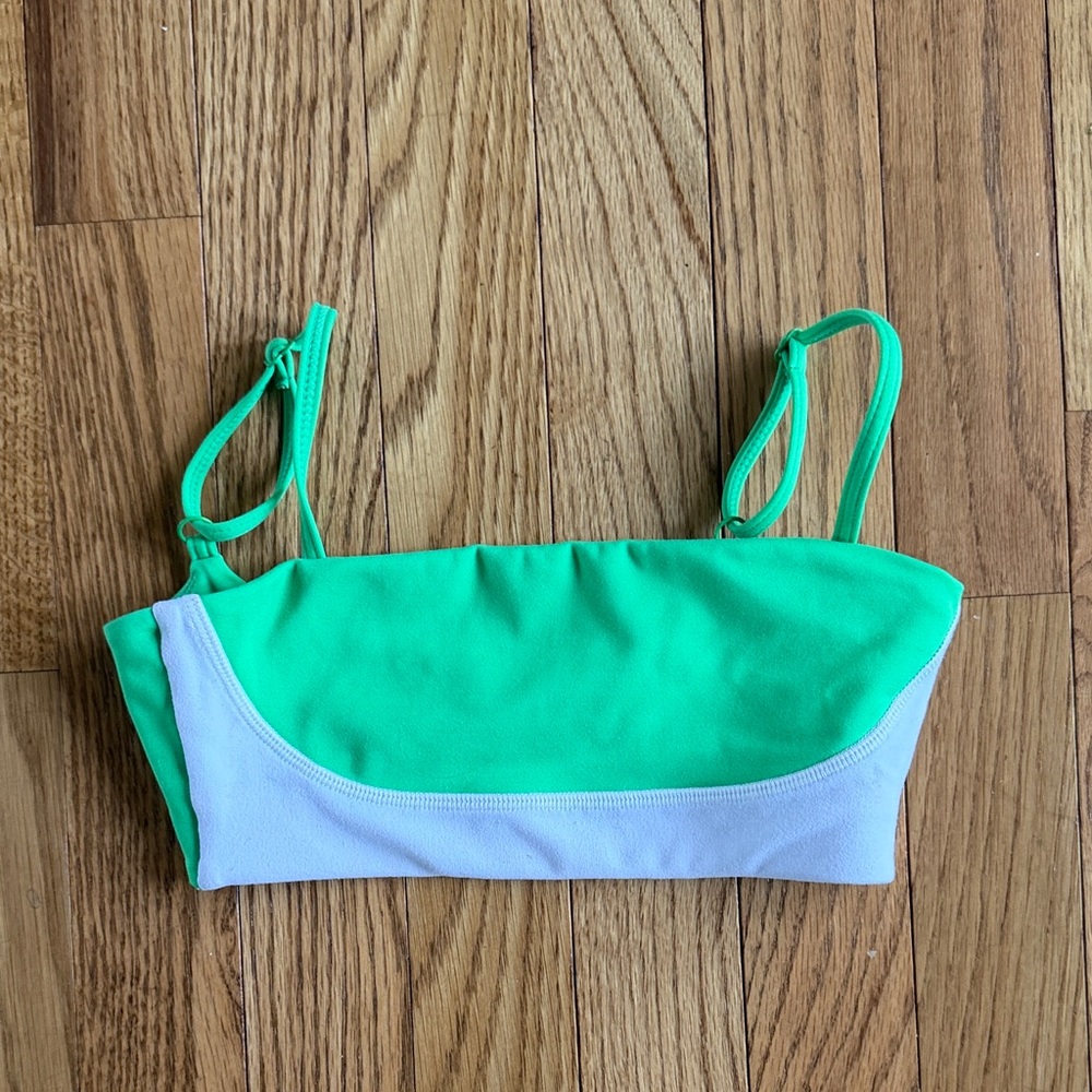 Jo + Jax Kids Top in Green and white